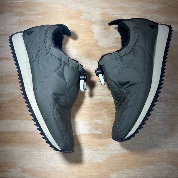 Rag and Bone Nylon Olive Green Slip-On Sneakers Women’s Size 6.5 - Picture 3 of 8